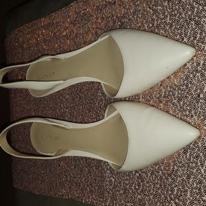 Ann Taylor Slingback Low-Heel Pumps